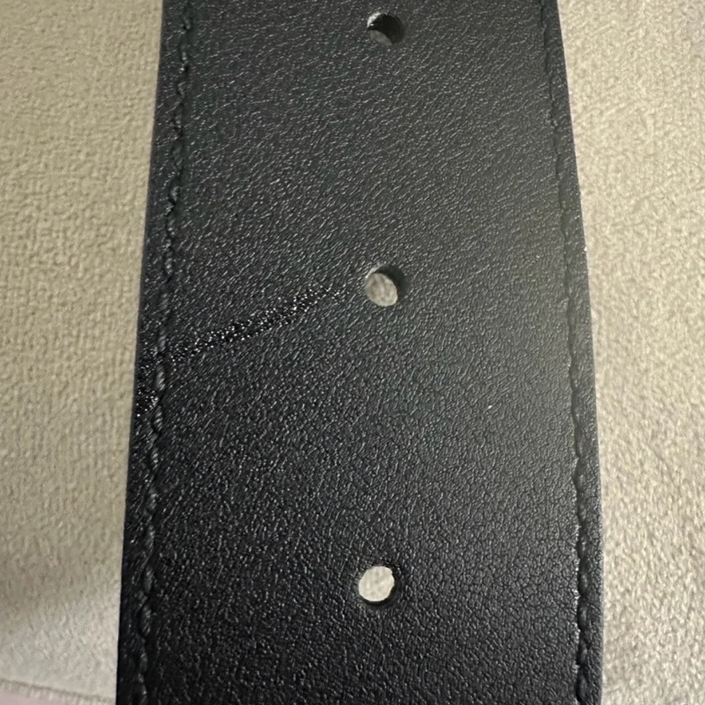 Gucci Double G Logo Leather Belt Size Large